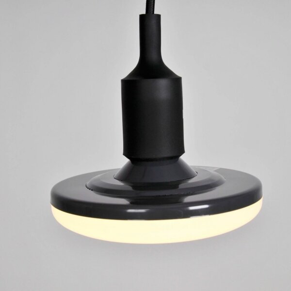LED Lampa suspendata KIKI 1xE27/10W/230V negru