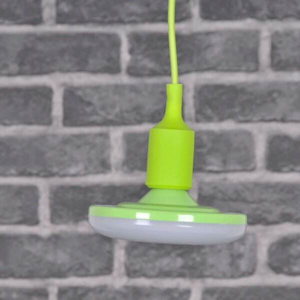 LED Lampa suspendata KIKI 1xE27/10W/230V verde