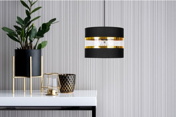 Lustră pe cablu LIND 1xE27/60W/230V negru