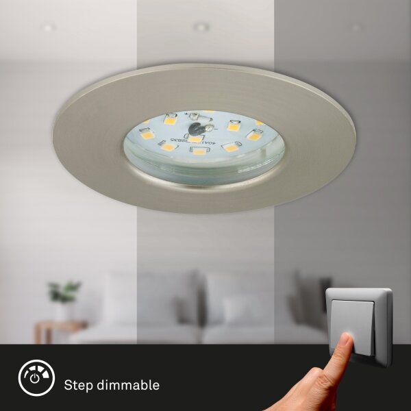 Corp de iluminat LED dimabil pentru baie ATTACH LED/6,5W/230V IP44 Briloner 7295-012