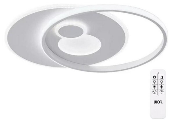 Plafonieră LED dimabilă AKON LED/38W/230V 2700-5500K Wofi 11621 + telecomandă