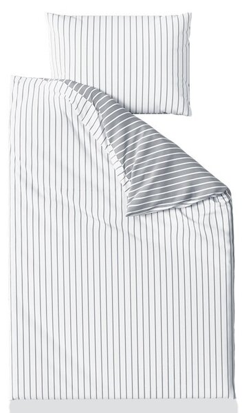 Lenjerie de pat din bumbac Renforce CAPRIVI gri cu nasture Dimensiunile lenjeriei: 70x90 cm, 140x200 cm