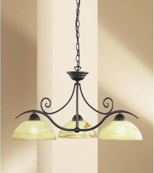 Lustră pe lanț LACCHINO 3xE27/60W/230V Wofi 5128.03.09.0000
