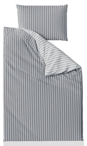 Lenjerie de pat din bumbac Renforce CAPRIVI gri cu nasture Dimensiunile lenjeriei: 70x90 cm, 140x200 cm