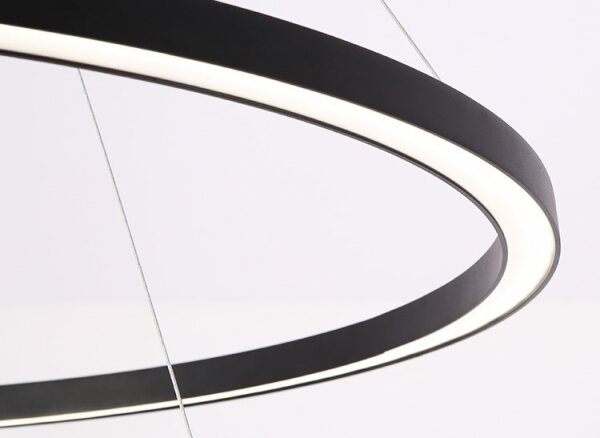 Immax NEO 07158-B80 - Lustr LED FINO 60W 230V Tuya negru + DO