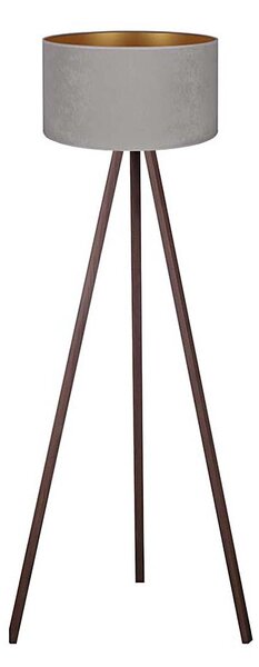 Lampadar VELVET 1xE27/60W/230V maro/gri Brilagi