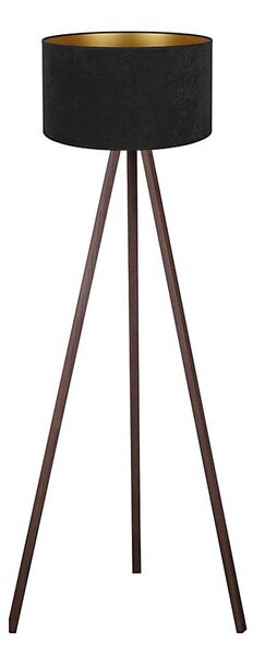Lampadar VELVET 1xE27/60W/230V maro/negru Brilagi