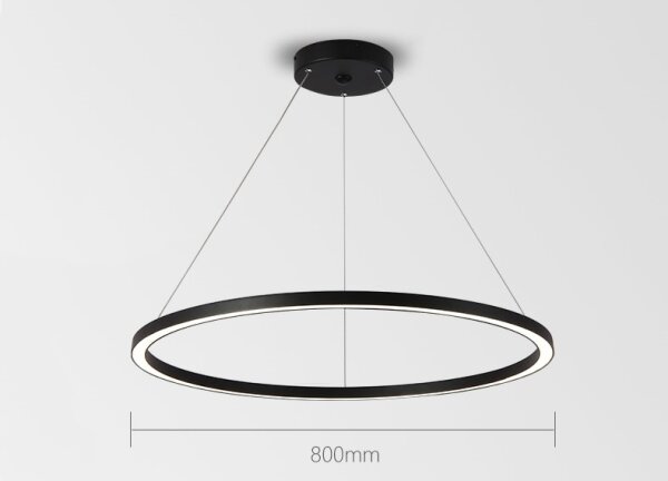 Immax NEO 07158-B80 - Lustr LED FINO 60W 230V Tuya negru + DO
