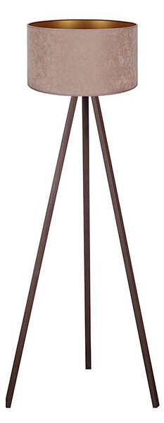 Lampadar VELVET 1xE27/60W/230V maro/bej Brilagi