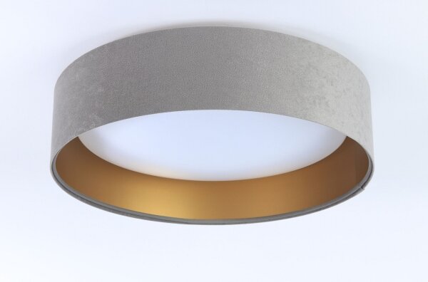 Plafonieră LED GALAXY LED/24W/230V, gri/auriu