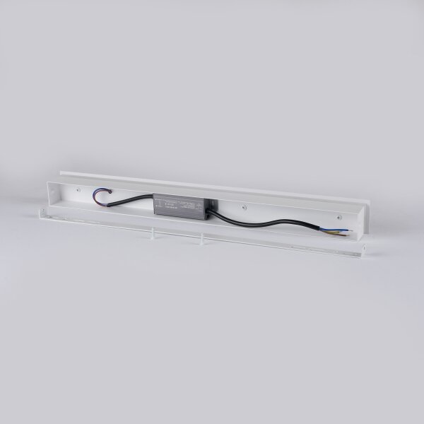 Brilagi - Aplica LED de exterior LINEAR, 8W, 230V, 3000K, IP65, 30 cm, alb, CRI 90