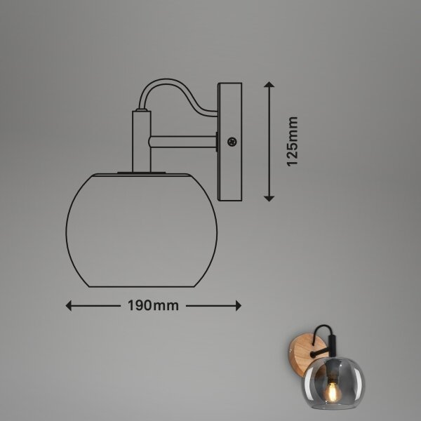 Briloner - Aplica de perete KYRO 1xE14/10W/230V