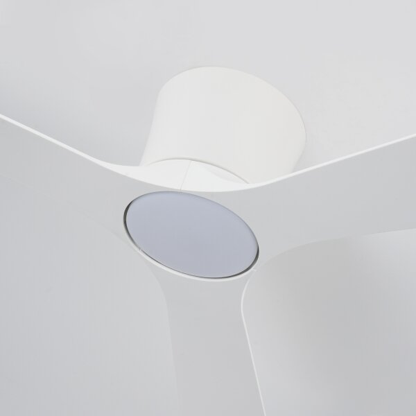 ZEVENTI - Ventilator de tavan cu LED AUREX, 24W/230V, Wi-Fi Tuya, alb + telecomandă