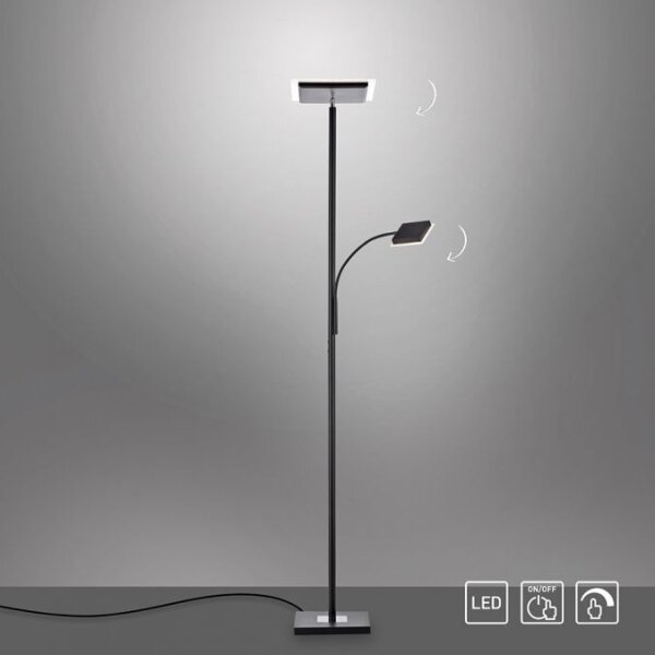 Lampadar LED dimabil HANS LED/21,5W/230V + LED/4W Leuchten Direkt 11710-18