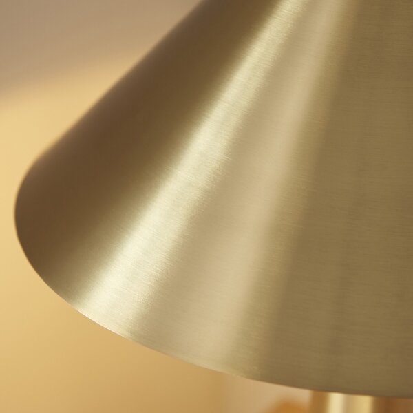 Endon 118685 - Lampă de masă ISAK, 1xE27/10W/230V, aurie
