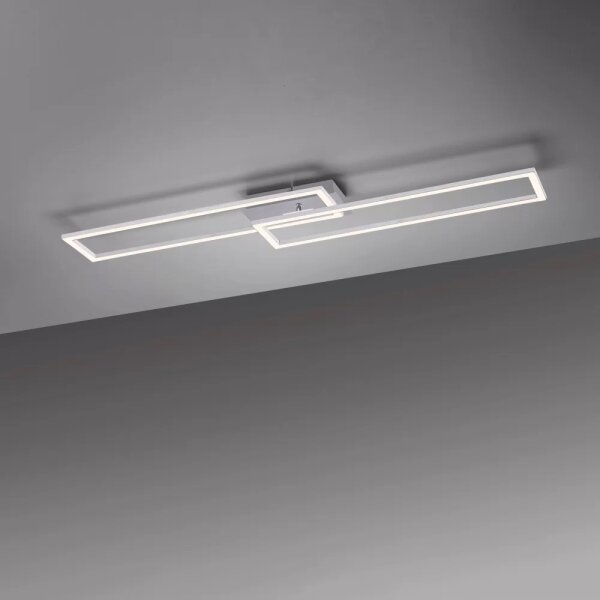 Lustră LED aplicată dimabilă IVEN 2xLED/18W/230V Leuchten Direkt 14691-55 + telecomandă