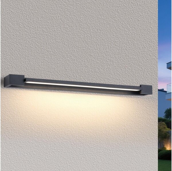 Brilagi - Aplică LED de exterior AQUA LINE 36W 230V 120 cm IP44 antracit CRI 90