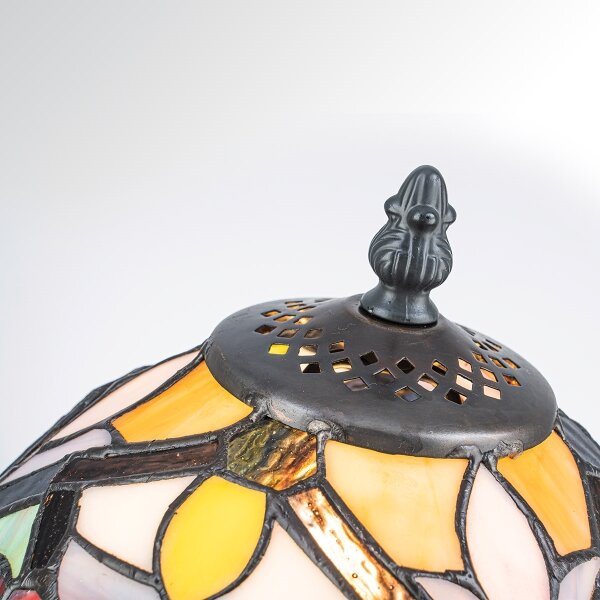Lampă de masă Tiffany Quoizel LARISSA QZ-LARISSA-TL-S, 1xE14/40W/230V