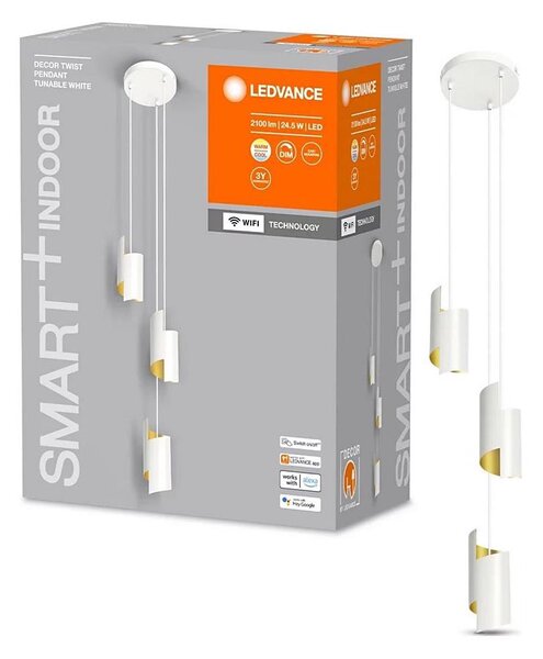 Lustră LED pe cablu dimabilă SMART+ DECOR 3xLED/8W/230V albă Wi-Fi Ledvance