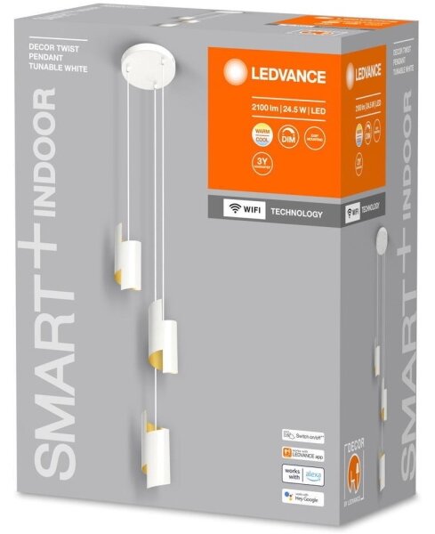 Lustră LED pe cablu dimabilă SMART+ DECOR 3xLED/8W/230V albă Wi-Fi Ledvance