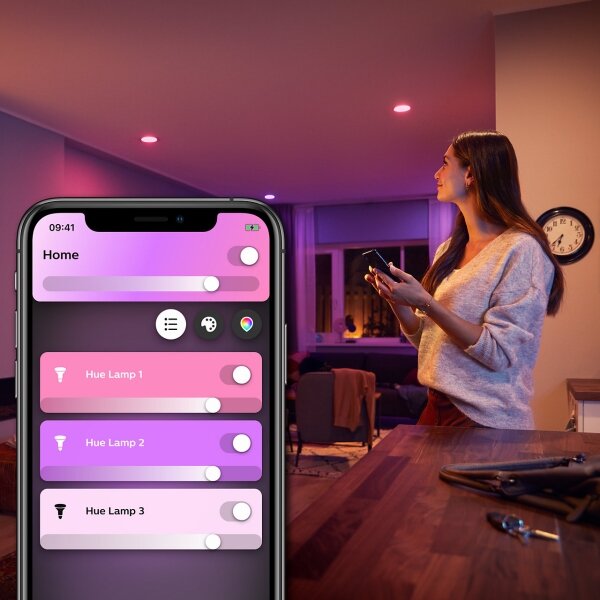 Bec LED Philips Hue WACA E27/6,5W/230V reglabil 2000-6500K