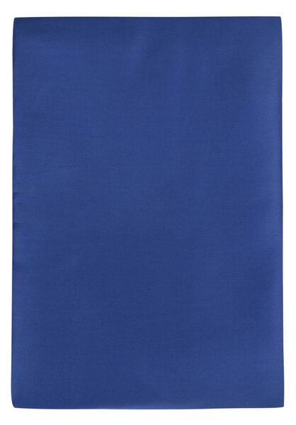 Cearceaf albastru închis din bumbac satinat cu elastic 140x200 cm – Mijolnir