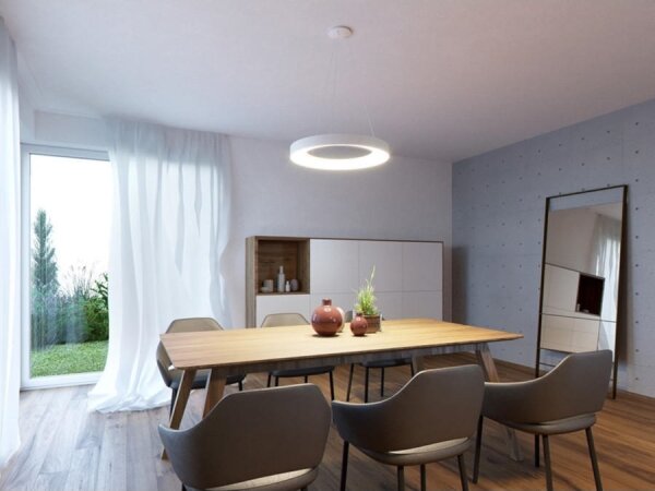 Lustră LED pe cablu BELLA LED/50W/230V 3000K d. 60 cm albă LED2