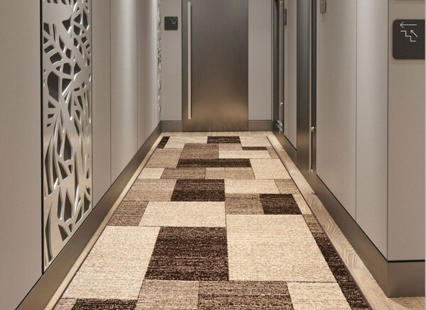 Traversa Hol, Model Mira 24143 140, Festonata, CREM MARO 80 x 200