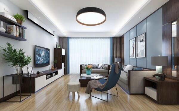 Top Light - LED plafonieră dimabilă LED/51W/230V cu DO negru/maro