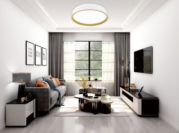 Top Light - Plafonieră LED dimabilă DEKOR LED/51W/230V + DO alb/bej