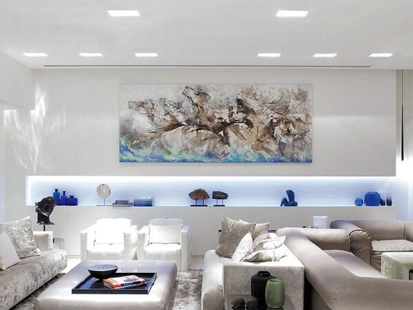 Corp de iluminat LED încastrat SLIM LED/10W/230V IP43 CRI 90 LED2