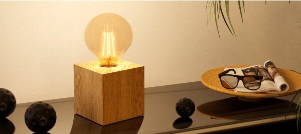 Lampă de masă PRESTWICK 1xE27/40W/230V bej Eglo 43733