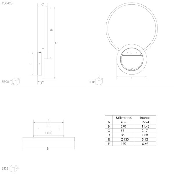 Plafonieră LED dimabilă GAFARES LED/15W/230V auriu Eglo 900423 + telecomandă