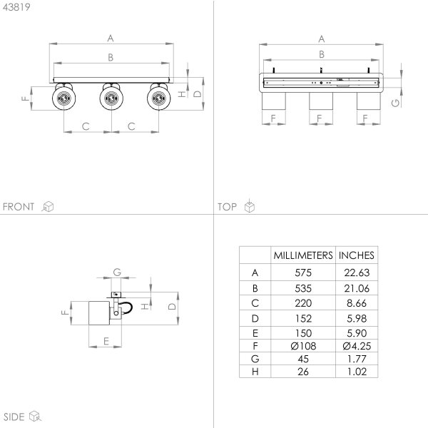 Spot SOUTHERY 3xE27/40W/230V Eglo 43819