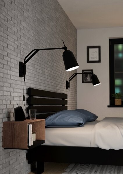 Lampă de perete LORETO 1xE27/40W/230V Eglo 900157