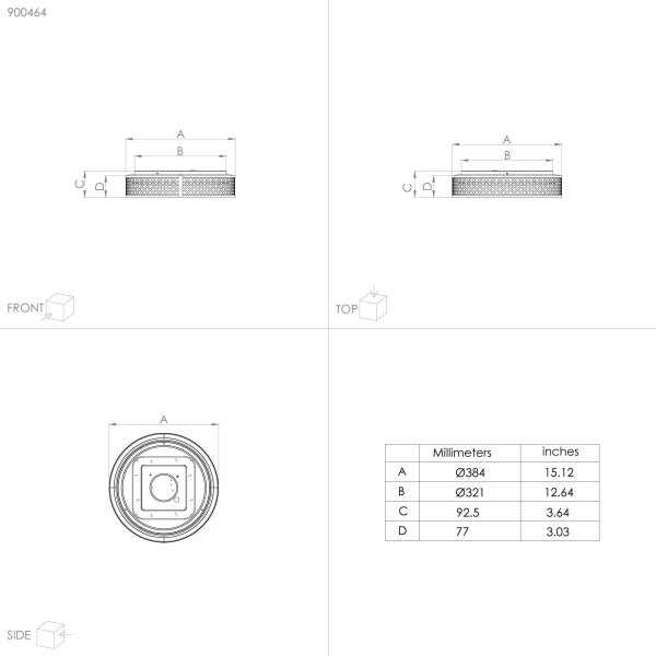 Plafonieră LED LUPPINERIA LED/24W/230V Eglo 900464