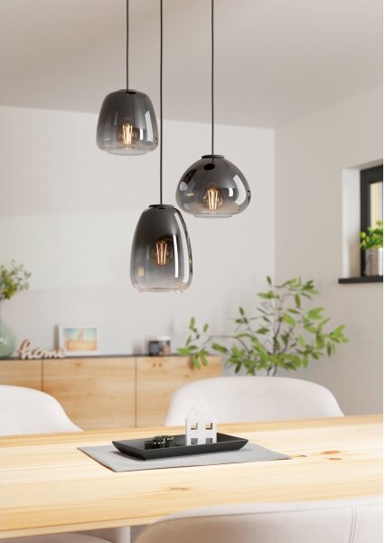 Lustră pe cablu AGUILARES 3xE27/40W/230V d. 43 cm Eglo 900196