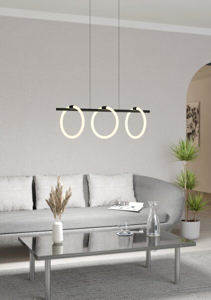 Lustră LED pe cablu CARANACOA 3xLED/9W/230V Eglo 900562