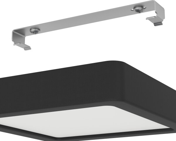 Eglo 900643 - Plafonieră pentru baie FUEVA LED/11W/230V IP44 neagră