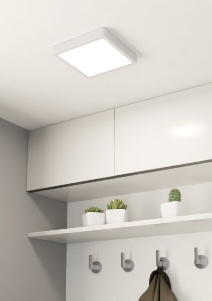 Eglo 900647 - Plafonieră LED pentru baie FUEVA, 17 W, 230 V, IP44, albă