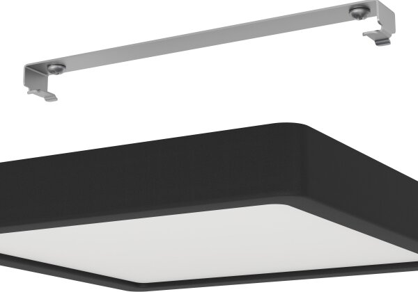 Plafonieră LED pentru baie Eglo FUEVA 900644, 17W/230V, IP44, neagră