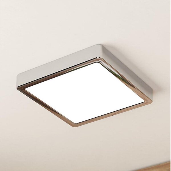 Eglo 900651 - Plafonieră LED pentru baie FUEVA, 17 W, 230 V, IP44, crom