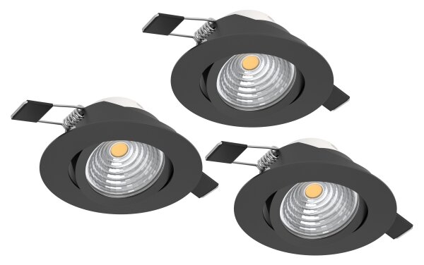 SET 3x corp de iluminat LED încastrat dimabil SALICETO LED/6W/230V Eglo 900747
