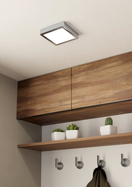 Eglo 900649 - Plafonieră LED pentru baie FUEVA LED/11W/230V IP44 crom