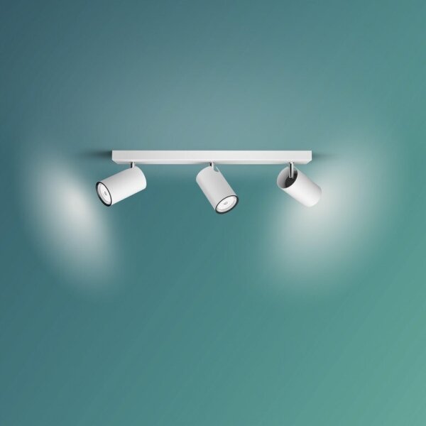Spot KOSIPO 3xGU10/5,5W/230V alb Philips