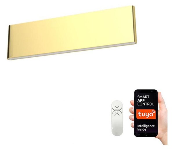 Aplică LED dimabilă Immax Neo 07129L LISTON LED/8W/230V auriu + telecomandă