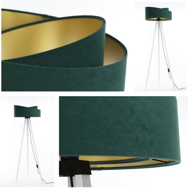 Lampadar GALAXY 1xE27/60W/230V verde/alb