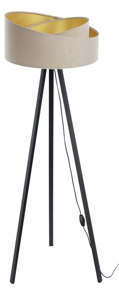 Lampă de podea GALAXY 1xE27/60W/230V bej/wenge