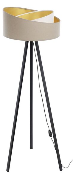 Lampă de podea GALAXY 1xE27/60W/230V bej/ alb/ wenge