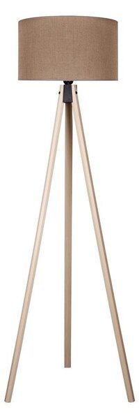 Lampadar Duolla 1xE27/60W/230V d. 44 cm maro/bej